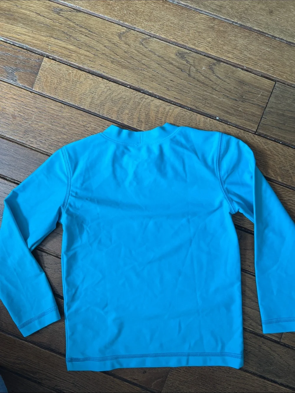 Primary Kids Bright Blue Long Sleeve Rashguard Swim Shirt Size 2T-3T